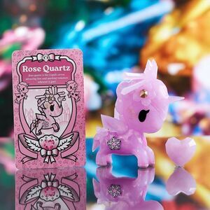 tokidoki Rose Quartz Unicorno from Precious Unicorno Series